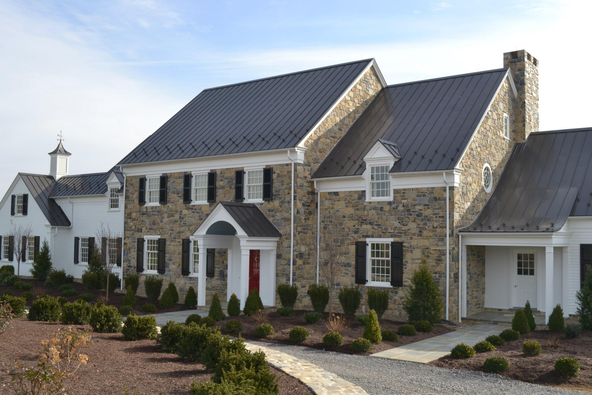 The Baylor House in Lewisburg, Pennsylvania build with local limestone.