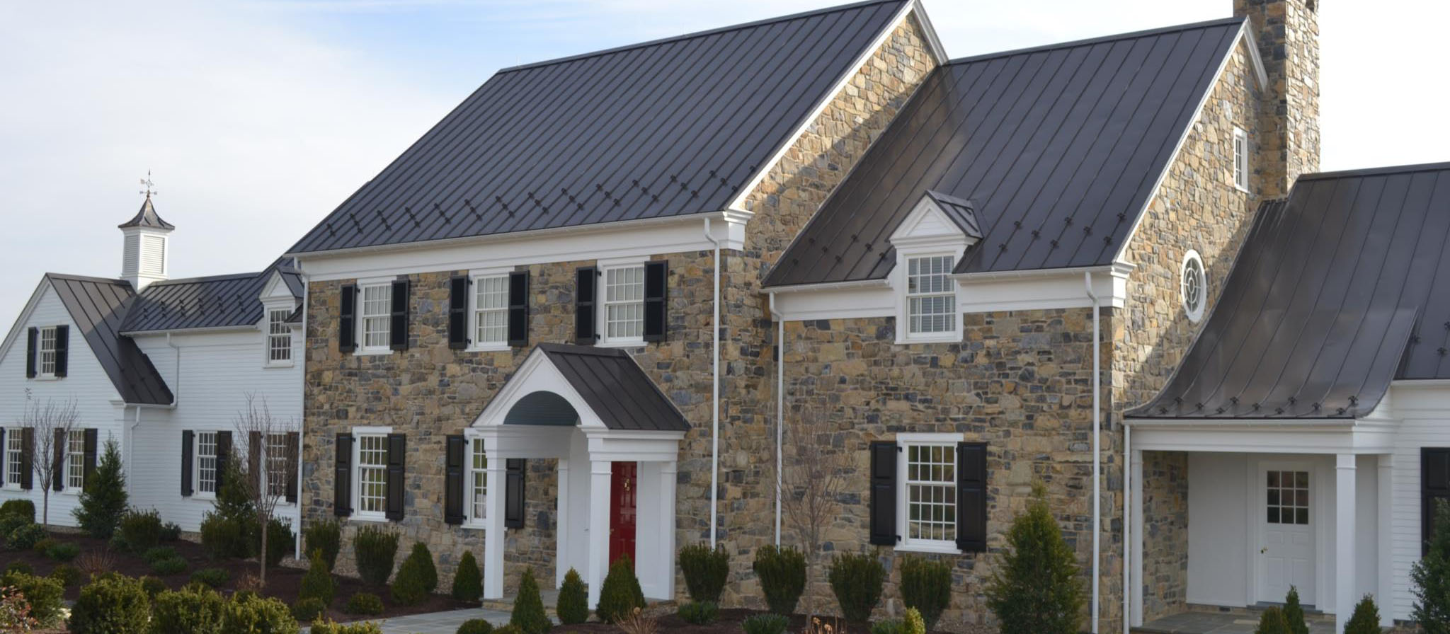 The Baylor House in Lewisburg, Pennsylvania build with local limestone.