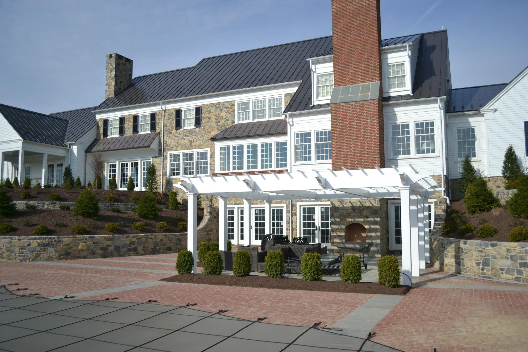 The Baylor House in Lewisburg, Pennsylvania build with local limestone.