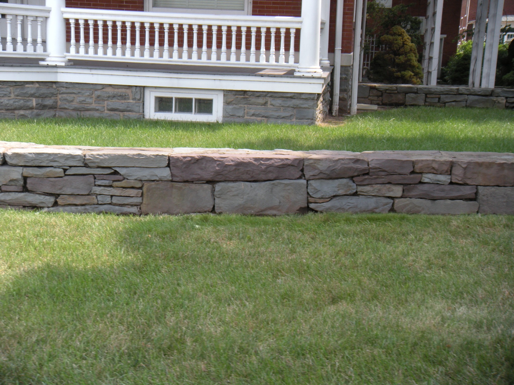 A Retaining Wall at Wahlberg Residence in Sunbury, PA